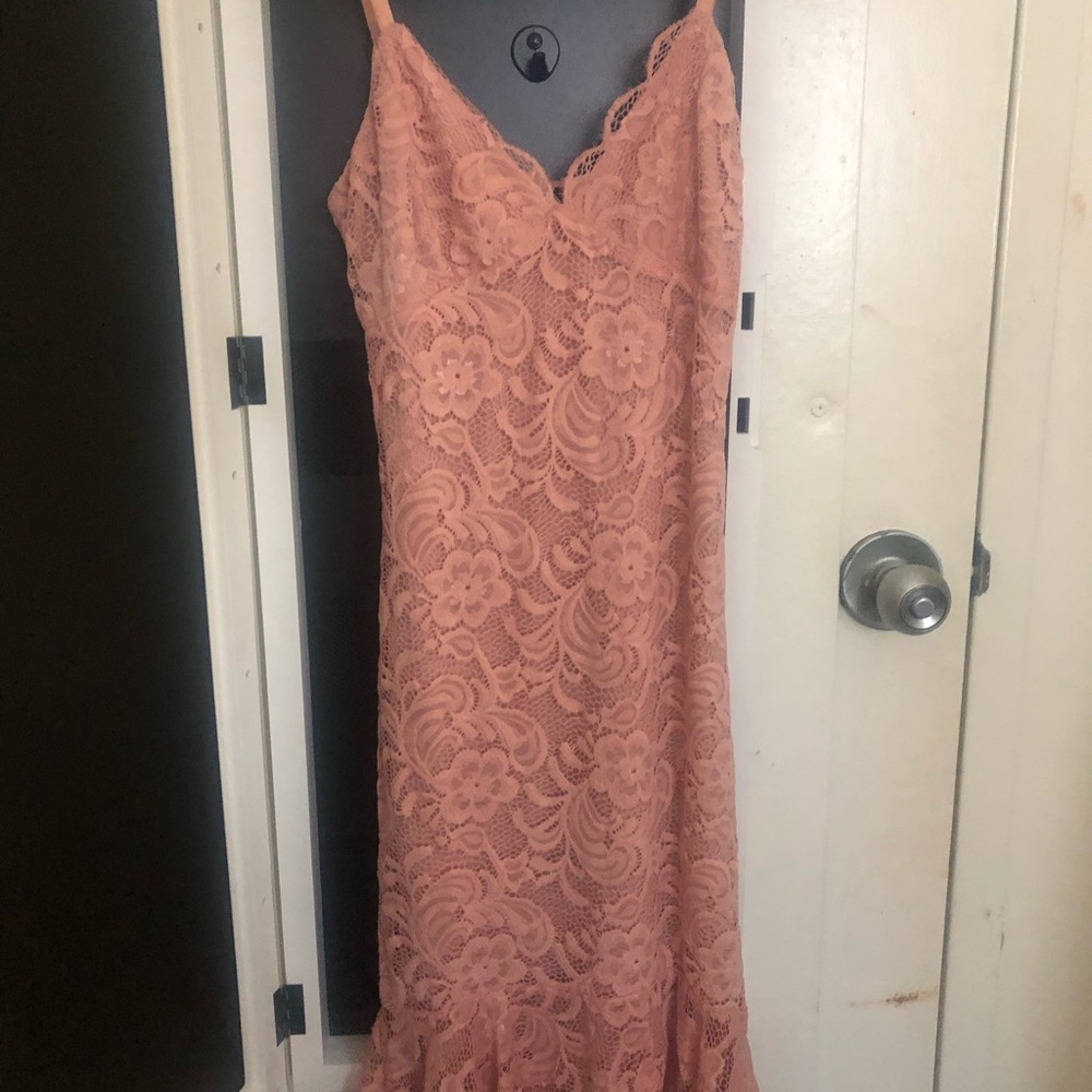Pink, Floral Dress